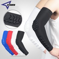 1 Armstulpen, Jugend-Erwachsenen-Basketball-Shooter-Ärmel, bruchsichere Ellenbogen-Unterarm-Pads für Fußball, Basketball, Volleyball, Fußball