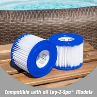 2/4Pcs New Pool Accessorie Lazy Lay-Z-Spa Filters VI Cartridge, Hot Tub Spa Swimming Pool Pool Accessories