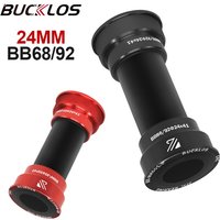 AliExpress BUCKLOS BB86/92 Bike Bottom Bracket Pressfit Aluminum Alloy Bicycle BB 24mm Steel/Ceramic Bearing MTB Bottom Bracket Axle Part