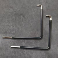 2Pcs 4mm Ball End Hex Key Wrench with Heat Shrink Film Ball Point Hexagon Keys Allen Key for Tight Spaces Machinery Repair