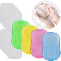 1/3/4box Outdoor Travel Disposable Soap Tablet Box Soap Paper Portable Hand Washing Tablet Small Soap Tablet Mini Soap Sheet