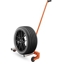 Chariot à pneus réglable robuste - Chariot à roues avec capacité de 350 lb et rotation à 360° ° Roulettes pivotantes - Chariot de levage et de déplacement de pneus pour garage/atelier - Convient aux