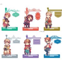 Lucky Seven Anime Peripheral Store Hetalia World Stars Yurayura Signboard Acrylic HD Stand Desktop Decor Fans Gifts About 10cm