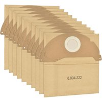 Vacuum Cleaner Bags for Kärcher WD2 MV2 WD 2.200 WD2250 A2004 A2054 A2099 6.904-322.0, Paper Vacuum Dust Bags for Karcher WD