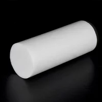 1Pcs Dia 20mm*100mm~65mm*100mm PTFE Rod White Polytetrafluoroethylene Rod Environment-friendly Non-toxic DIY PTFE Plastic Rod