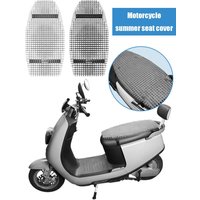 AliExpress NONE Universal Motorcycle Summer Seat Pad Breathable PE Net Cover Sunproof Waterproof Cool Air Mat For Scooter E-Bike