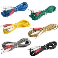 6 Pieces Replacement DC Head 2.35mm Electrode Cables SDZ-II TENS Unit Lead Wires Connector