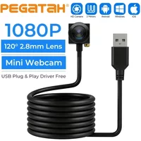 PEGATAH 1080P Webcam Mini Camera for Laptop USB Camera Video Cam Web Camera for computer Auto Focus Full HD Surveillance Webcams