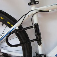 AliExpress NONE Bike U-Lock Heavy Duty Bicycle Locks Electric Scooter Padlock Anti-theft Bike Locks Set with Keys for Road Bicycles Accessories