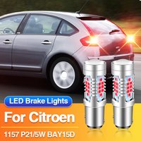 2PCS P21/5W LED Brake Light 1157 BAY15D Stop Tail Lamps for Citroen C4 Grand Picasso II/Picasso II/Van/C4 II/C4 II Hatchback Van