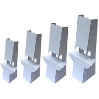1pack Cardboard Sign Holder Displaying Pictures Posters, Artwork White Easel Back Poster Stands