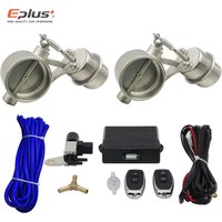EPLUS Universal Car Exhaust Pipe Vacuum Valve dampers Kit 51 60 63 70 76 MMControl Sets Controller Device Remote