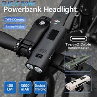 Bicycle Headlight LED Rechargeable MTB Road Cycling Flash Highlight For Night Riding Cycling Equipment Bike Lights Accessories