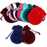 10pcs Gourd Velvet Gifts Bags Colorful Drawstring Jewelry Bags Storage Pouches For Wedding Christmas Party Gifts Packaging Bags