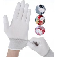 1Pair Car Vinyl Wrap Gloves Anti-Static Window Tinting Film Install Gloves Nylon PU Coated Fingertip Work Gloves Wrapping Tools