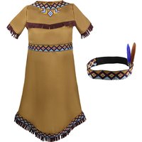 Indian Chief Cosplay Indian Princess Costumes Kids Girls Huntress Costume Christmas Halloween Party Mardi Gras Fancy Dress