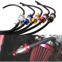 Universal 8mm Motorcycle Inner Fuel Filter Gasoline Filters + Petrol Fuel Line Hose + Clips Moto Scooter Dirt Bike ATV
