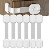 Baby Safe Straps Baby Safety Lock Schublade Kindersicherung Schrankschlösser Selbstklebende Schrank Schublade Türriegel