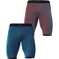 2 pcs Men's Summer Tight Running Sports Quick-Dry Shorts Compression Pants Breathable Marathon Fitness Pants with Pockets