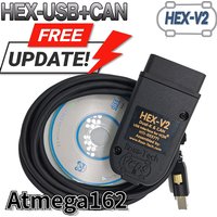 2026 Newest VCDS 25.3 VAG Scanner Tool Cable OBD2 Diagnostic Multi-Language HEX V2 Wesheu VCDS VAG COM 24.7 For Audi SKODA VW