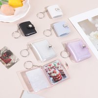 1-2 inch mini photo album binder, keychain style, pocket photo album binder, portable photo card holder, a gift for friends