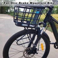 Heavy Duty Front Rack for Bicycle Steel Luggage Holder 15kg Capacity for City and Touring Rides