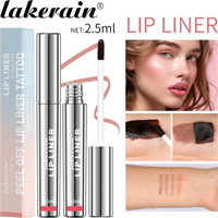 4Color Peel Off Lip Liner Tattoo Waterproof Long Lasting Matte Non-Stick Fading Lip Tint Sexy Red Contour Lips Make Up Cosmetics