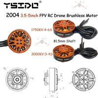 4PCS FPV RC Drone Motor 2004 1750KV 3000KV Brushless Motor 3-6S Lipo 1.5mm Shaft for 3.5-5in Multirotor FPV RC Drone Quadcopter