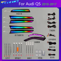 LED Car Lnner Ambient light For Audi Q5 2010-2017 Dynamic Lighting Touch saddle Original Car 1:1 Mold Ambience Lamp APP Contr