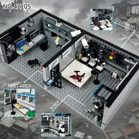 Doomsday Shelter Mini Action Figures Building Blocks Set Post-Apocalyptic Survival Safe House War Scene Build Bricks Toys Gift