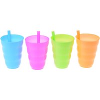 1pcs Kids Sip Cup With Built In Straw Milk Cup Home Colors Sippy Cup Mug Drink Straw Cup For Kids