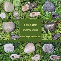 Creative Outdoor Garden Key Safe Box Hidden Rock Hide Keys In Stone Safety Storage Box For Home RV Spare Key Safes