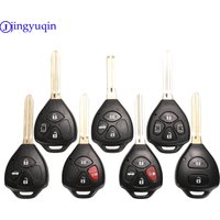 jingyuqin 4 Buttons Remote Car Key Shell Case Cover Fob Replacement For Toyota Camry Avalon Corolla Matrix RAV4 Venza Yaris 3+1