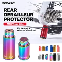 TANKE-Protecteur de Transmission arrière de vélo, support de lampe de cyclisme sur route, accessoires de vélo de montagne, protecteur de dérailleur de déchirure 48/60