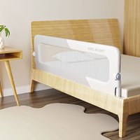 120cm Indoor Foldable Baby Bed Guardrail Bedroom Railings for Protective Barrier Rail Anti-Fall Safety Infant Fence (47 inch)