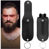 PU Leather Pepper Spray Pouch 1/2/3PCS Travel Cosmetic Spray Keyring Pouch Defense Spray Holder For Women Camper Accessories HOT
