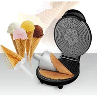 Electric Crispy Egg Roll Maker Household Breakfast Egg Roll Machine Waffle Baking Pan Ice Cream Cone Iron Baking Iron 220V