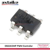 10-50PCS OB2263MP OB2263 0B2263 Marking 63*** SOT23-6 SMD 6Pin Current Mode PWM Controller IC