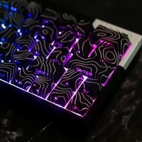 2025 Super Contour PBT Keycaps Side Glow Light Mechanical Keyboard Original Factory Height for 61/68/75/84/87 Keys Game Keyboard