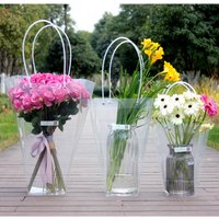 Florist Bouquet Carrier Bag Flower Gift Wrap Packing Box Wedding Party Decor New