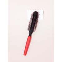 Professional Anti-Static Cylindrical Bristle Round Comb – Nylon Teeth Roller Comb for Curly Hair Styling, for Real Hair Wigs