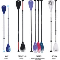 AquaMarina/ SUP paddle surfing aluminum alloy paddle fiberglass double use paddle DUAL TECH kayak oar inflatable boat sup