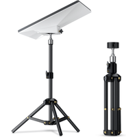 For Starlink Mini Tripod Mount with Adapter for Starlink Mini Mount Adapter with Sturdy& Stability for Outdoor Camping RV Yacht