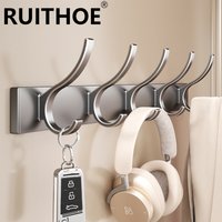 Hooks Storage Wall Hanging Bag Clothes Hanger Hook Punch-free Hanger Bedroom Organizer Bathroom Kitchen Accessory