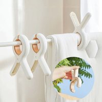 Plastic Windproof Clothes Pegs Non-Slip Beach Quilt Towel Fixed Hanger Clip Drying Clothespin Clip