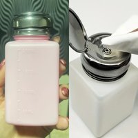 200ML Push Down Empty Pump Dispenser Bottle Professional Liquid Pumping Empty Bottle Dispenser For Nail Polish & Makeup Remover*