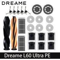 Dreame L60 Ultra PE Robot Vacuum Cleaner Accessories Main Roller Side Brush Hepa Filter Mop Cloth Dust Bag Spare Parts