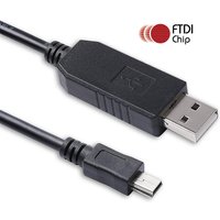 FTDI FT232RL USB RS232 to Mini USB Plug Serial Console Cable for Brocade ICX 7250 7450 7750 Switches