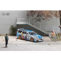 ZOOM 1:64 R34 Stagea WC34 260RS Wagon FNF Die-Cast Car Model Collection Miniature