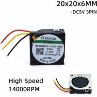 SUNON 2006 5V 2CM 20MM 20x20x6MM Blower Fan 10800RPM Ultrathin Fan Mini Laptop Fan 3wire FG MF20060V2-1C020-G99
